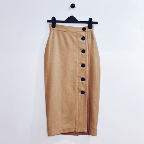 NWT Beatrice Valenzuela Patrona Skirt -Wool with Silk lining